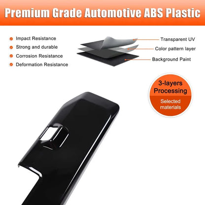 For Mitsubishi Triton L200 2024-2026 ABS Car Rear Tailgate Handle Frame Cover Trim Decoration Sticker Auto External Accessories Tuck's Performance