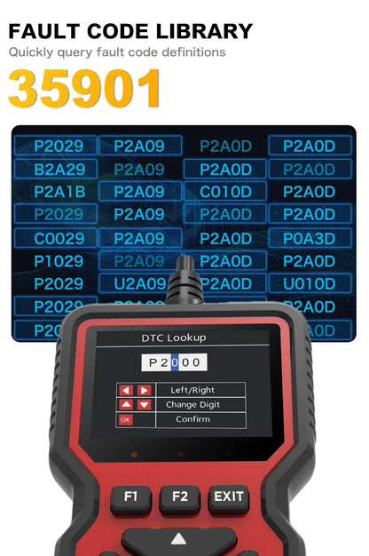 V519 OBD2 Diagnostic Scanner & Voltage Tester - product image 14