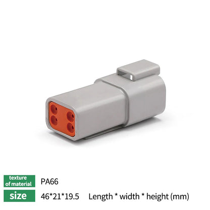 10/50/100 Sets Deutsch DTM/DT/DTP/DTF Automobile Connector Plug&Socket Male&Female Terminal DTM04-2/3/4/6/8/12 DTM06-2/3/4/6/8S Tuck's Performance