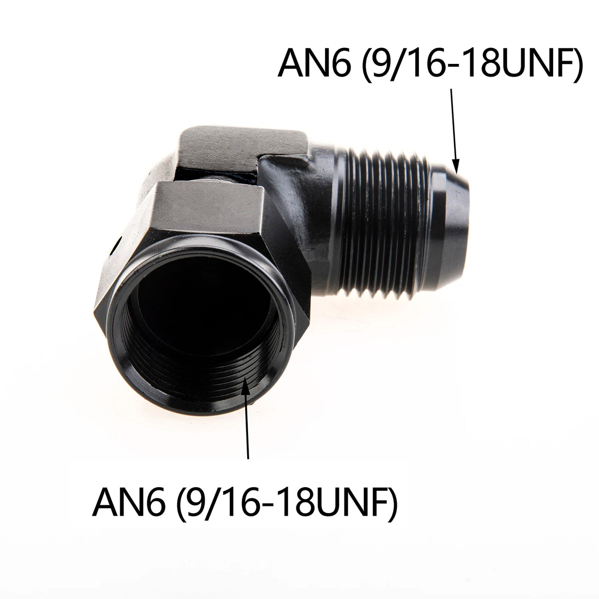 1Pc Aluminum AN6 AN8 AN10 Male To AN Female 90 Degree Swivel Coupler Union Apapters Fitting Fuel Oil Transformation Fittings Tuck's Performance
