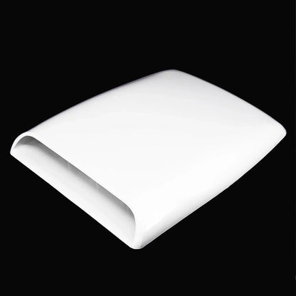 White paint ready universal bonnet scoop