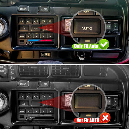 AC Heater Climate Control Switch Button Set for Toyota Land Cruiser FJ80 1992-1997 Lexus LX450 1996-1997 55905-60020 55905-60030 Tuck's Performance