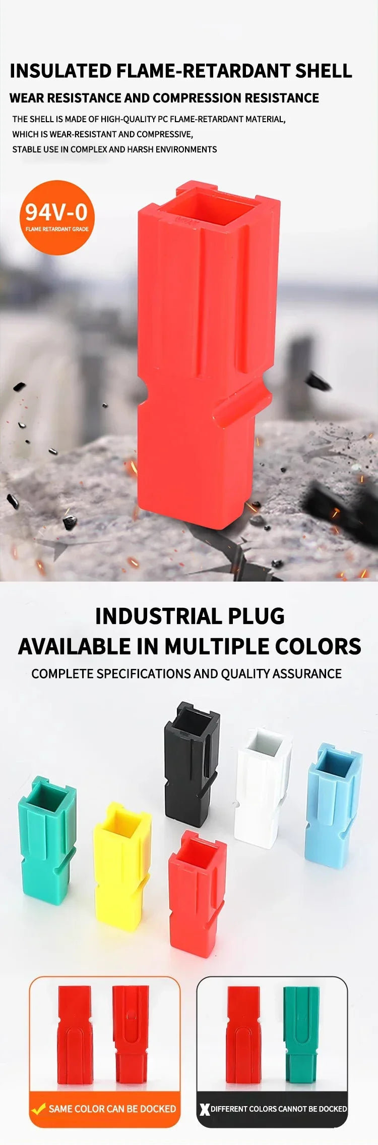 30A Single Pole Battery Connector Plug Set image 8