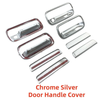 Chrome door handle covers with adhesive tape fitted