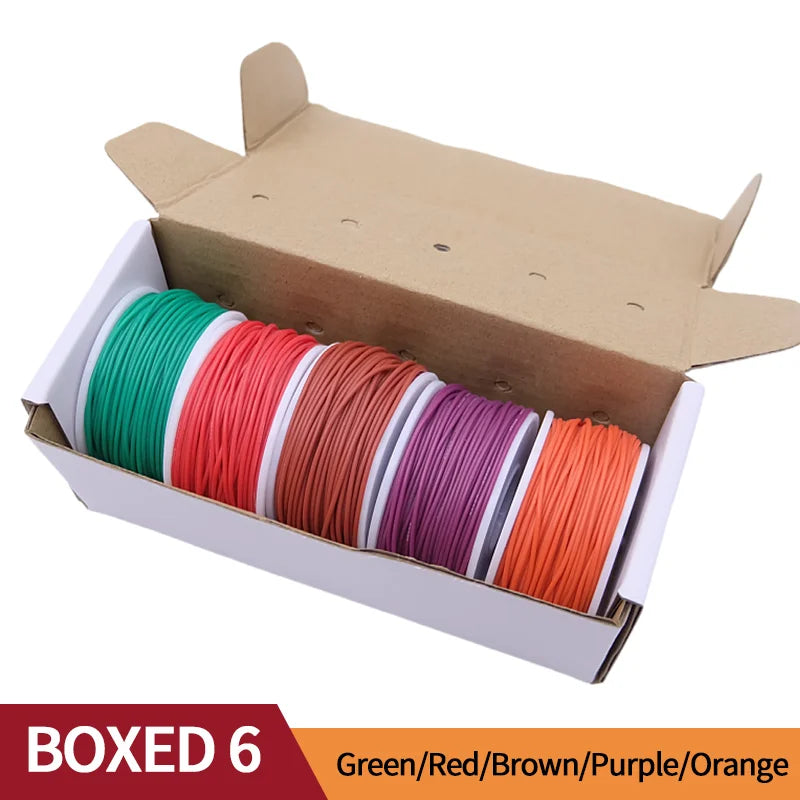 5 Colour Tinned Copper Silicone Wire Kit – 20AWG to 30AWG - product image 12