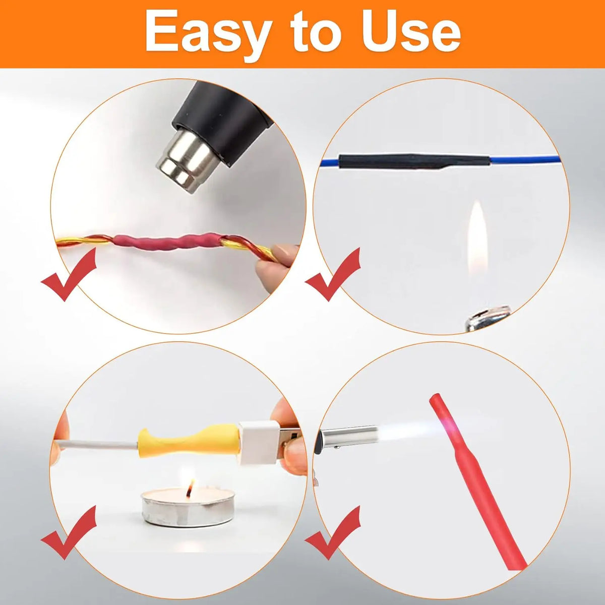 580/560Pcs Heat Shrink Tubing Kit EVA Material in 6 Colors 11 Sizes - Ideal for Electrical Insulation, Repairs, and Wire Conne Tuck's Performance