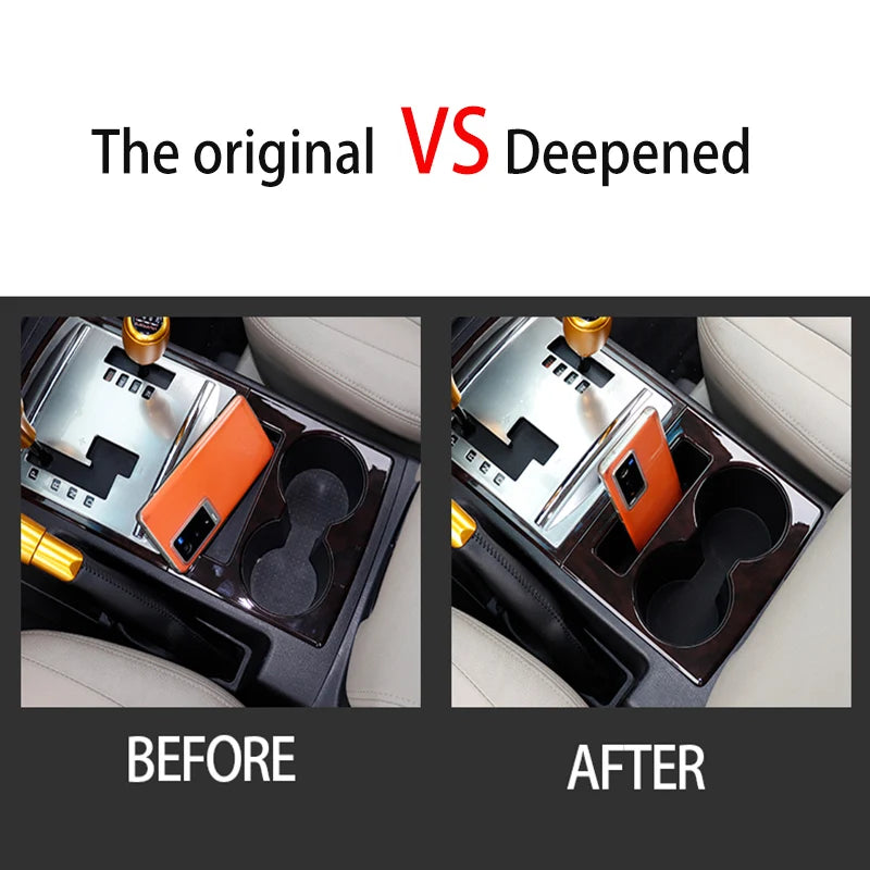 Pajero cup holder depth