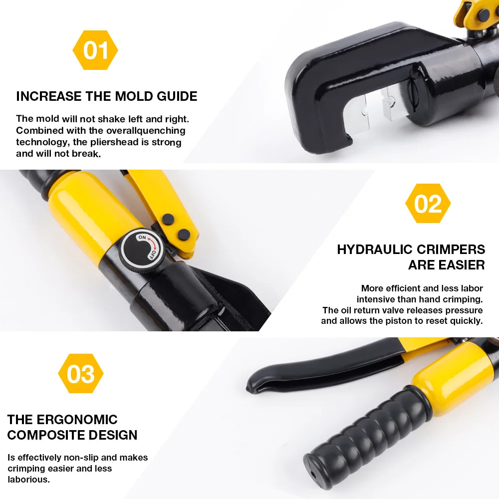 10T Hydraulic Cable Lug Crimping Tool 4-70mm² product view 4