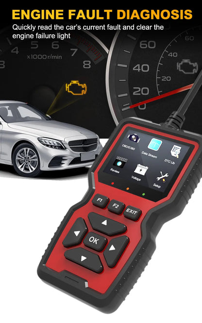 V519 OBD2 Diagnostic Scanner & Voltage Tester - product image 9