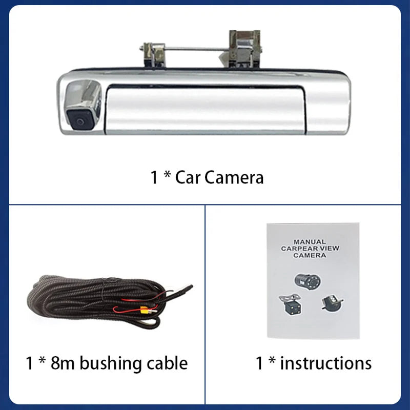 Reverse camera showing reversing guide lines on screen