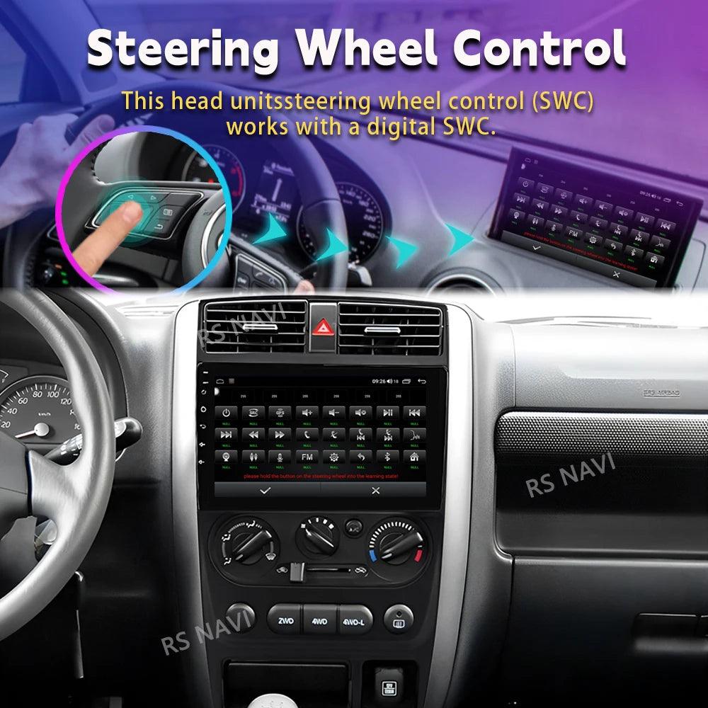 Android 16 Carplay Auto 2K Screen Car Radio Multimedia Player For Suzuki Jimny 3 2005 - 2019 Autoradio GPS Stereo 2din Head Unit Tuck's Performance