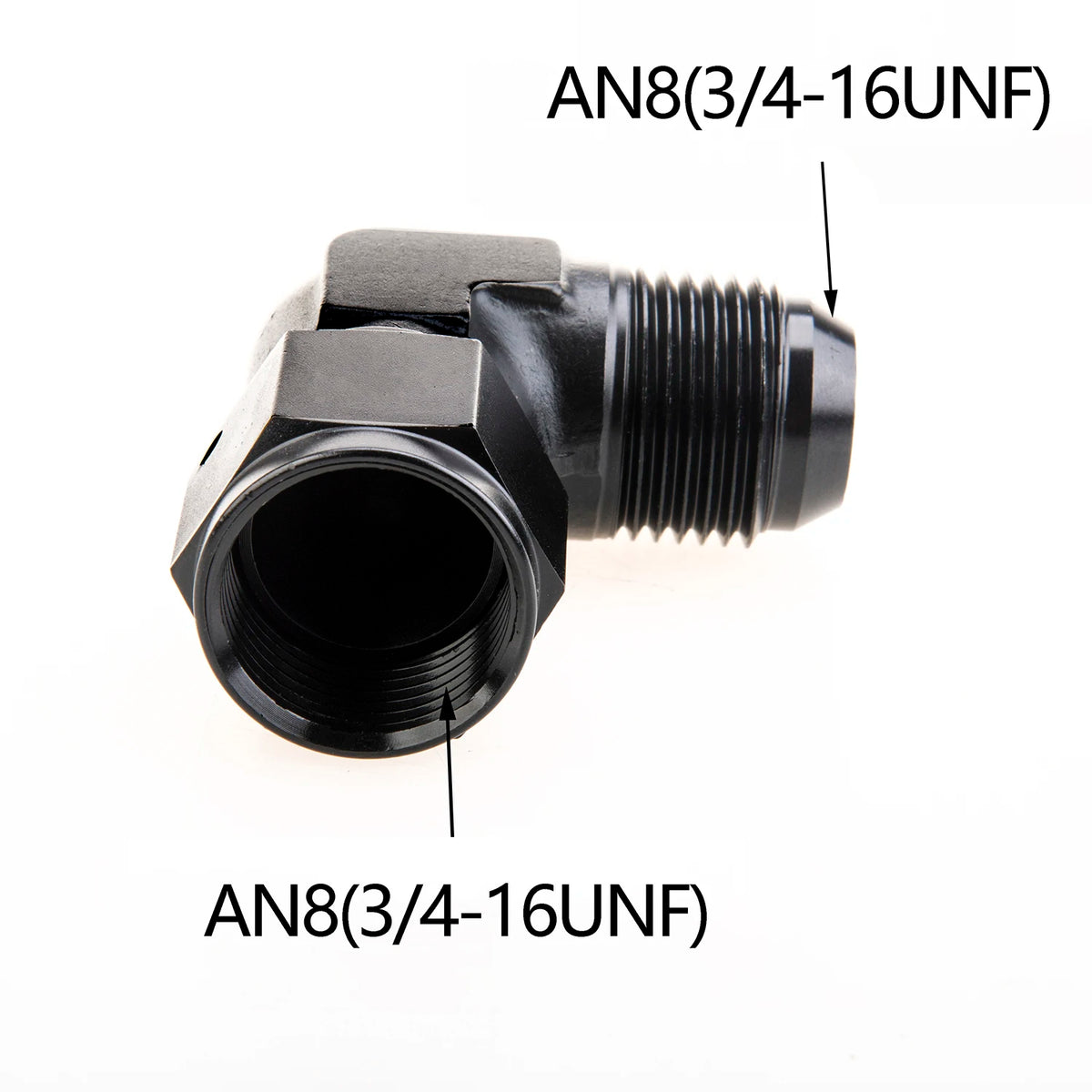 1Pc Aluminum AN6 AN8 AN10 Male To AN Female 90 Degree Swivel Coupler Union Apapters Fitting Fuel Oil Transformation Fittings Tuck's Performance