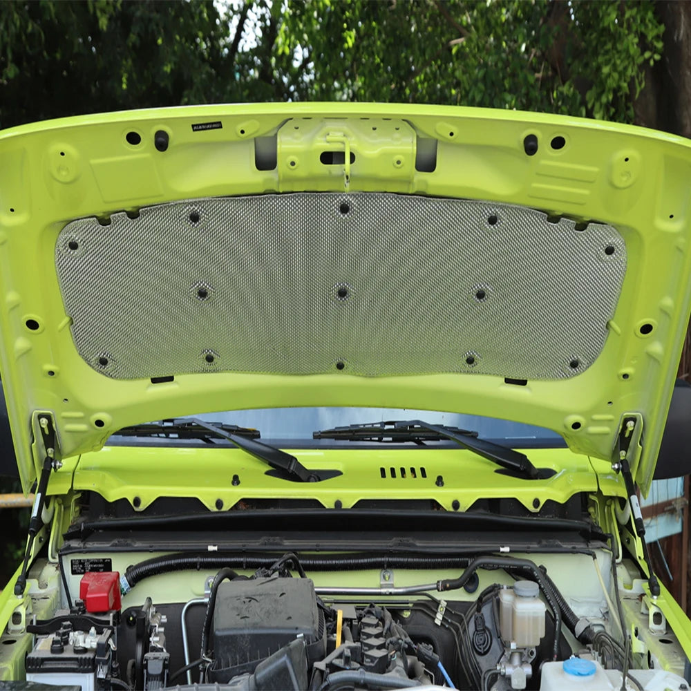 Sound Heat Insulation Cotton Car Engine Hood Heat Insulation Sound Deadener Pad for Suzuki Jimny JB64 JB74 2019-2023 Accessories Tuck's Performance