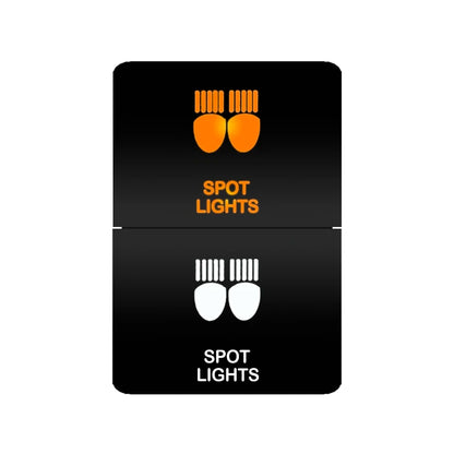 Car Push Switch Dual ON OFF Button Led Bar Roof Lights Fog Spot Driving Lights Button For Toyota 4Runner Hilux RAV4 Prado Camry Tuck's Performance