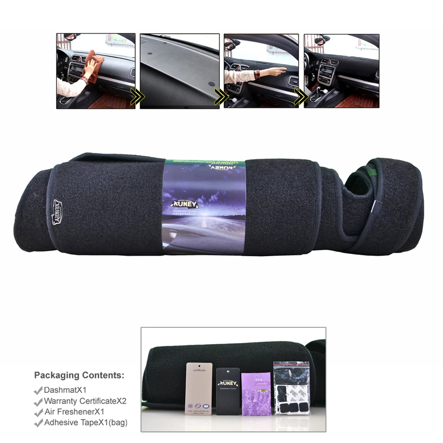 Xukey For Mitsubishi Triton L200 MQ MR 2016 - 2020 GLX+ GLS GLR Dashmat Dashboard Cover Dash Cover Mat Pad Sun Shade Carpet 2017 Tuck's Performance