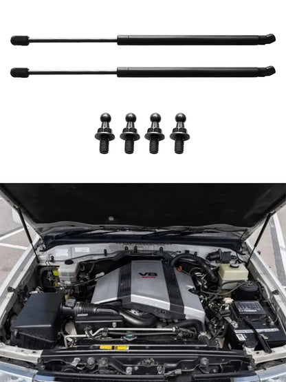 Bonnet gas strut length reference