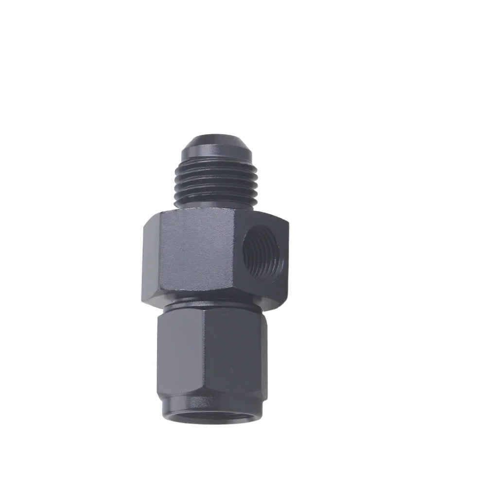 Universal Fuel Pressure Gauge Liquid 0-100psi Oil Press Gauge 1/8" NPT with Fuel Pressure Take Off Fitting AN6 AN8 AN10 Adapter Tuck's Performance