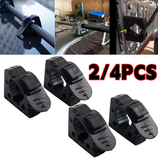 Rubber quick-release tool clamps 2 or 4 pack with roof rack examples