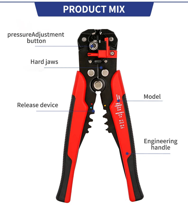 Automatic Wire Stripper, Cutter & Crimping Pliers - product image 16
