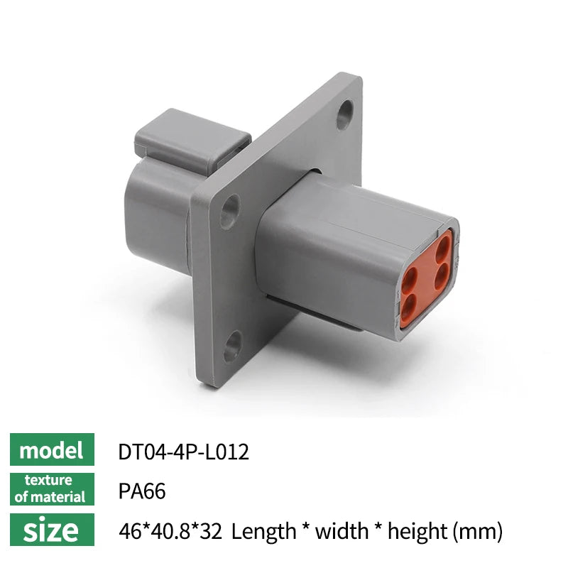 10/50/100 Sets Deutsch DTM/DT/DTP/DTF Automobile Connector Plug&Socket Male&Female Terminal DTM04-2/3/4/6/8/12 DTM06-2/3/4/6/8S Tuck's Performance