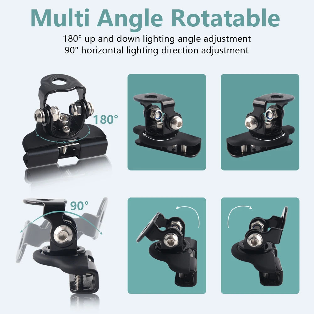 Universal LED Work Light Hood Mount Brackets - Pair image 4