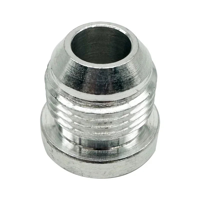 2X 3AN 4AN 6AN 8AN 10AN 12AN 16AN 20AN Male Weld On Fitting Adapter Weld Bung Aluminum Hose Straight Thread Connector Silver Tuck's Performance