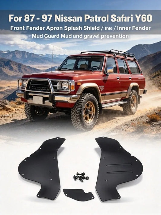 Nissan Patrol GQ front inner guard splash shield