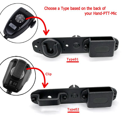 Choosing Type 1 or Type 2 mount to suit the back of your handpiece