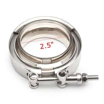 2" 2.5" 3" 3.5" 4" V-Band Clamp With Flange Male Female Fit for Exhaust System, Turbocharger, Downpipe, Muffler Tuck's Performance