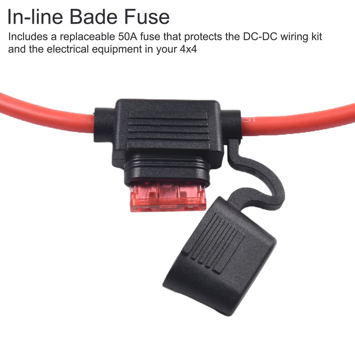 50A 12V Quick Connect Battery Cable Wiring Kit image 34