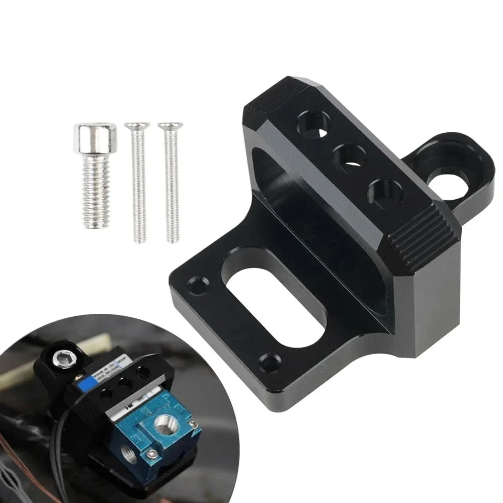 Universal Solenoid Valve Mount Holder Bracket 3 Port for Mac AEM Boost Controller For 94-01 Acura Integra For 92-95 Honda Civic Tuck's Performance