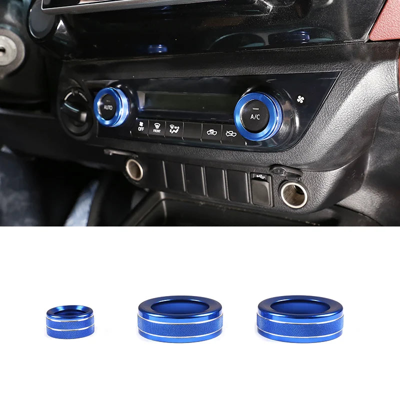 For Toyota Hilux air conditioner adjustment knob cover rearview mirror adjustment knob cover car interior accessories Tuck's Performance