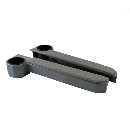Cup holder fitted to LandCruiser 76 Series door armrest