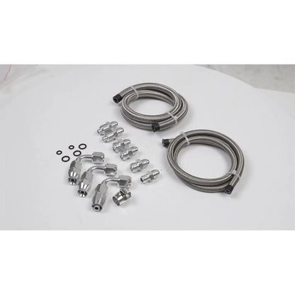 6AN Power Steering Hose Kit Fit for Chevy C10 LS Swap Connects GM Type 2 Tuck's Performance