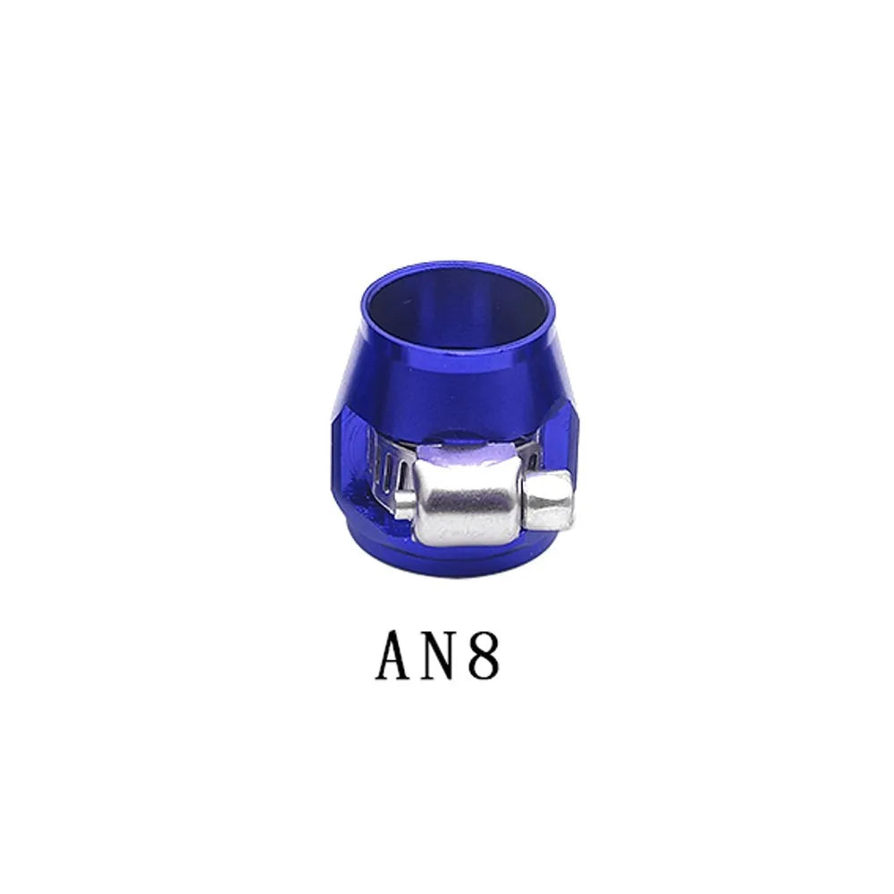 Fuel Line Hose Finisher AN4/AN6/AN8/AN10/AN12 Clamp Finisher Aluminum Car Modification Accessories Tuck's Performance