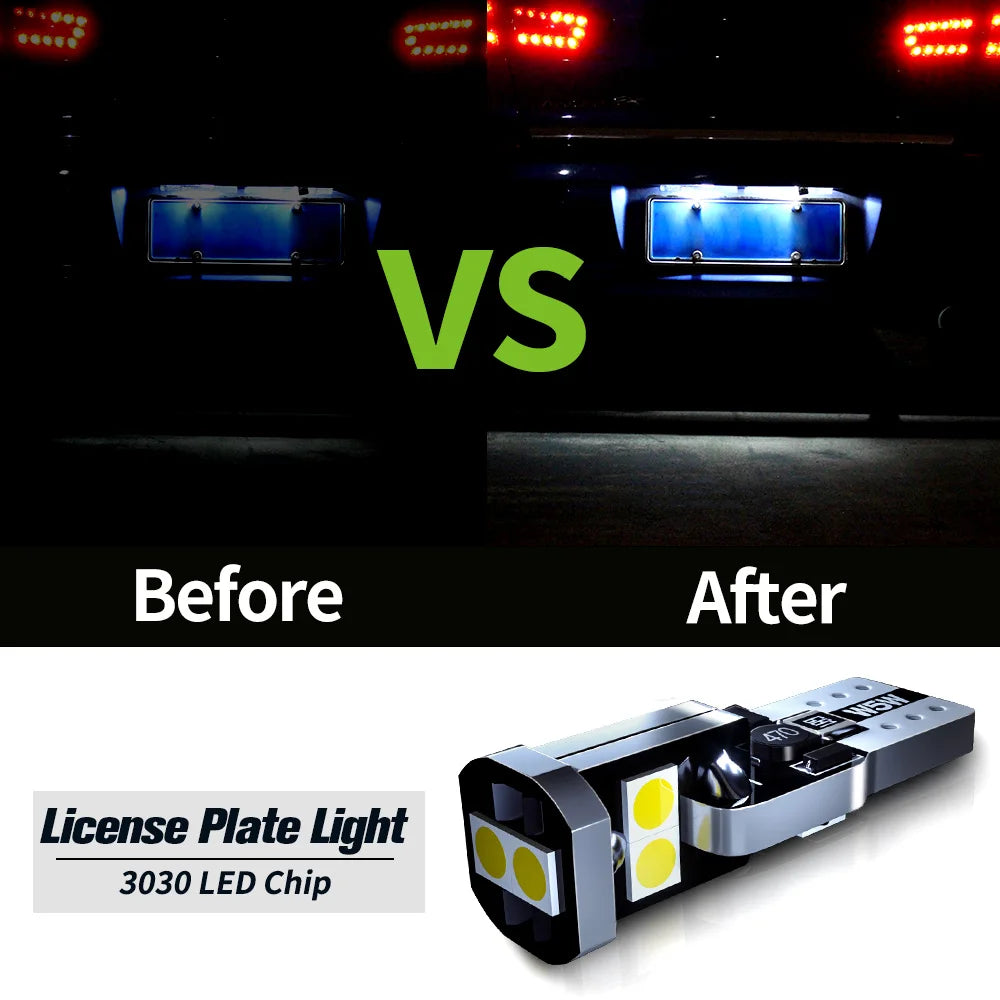 2pcs For Mitsubishi L200 LED License Plate Light 2015 2016 2017 Accessories Tuck's Performance