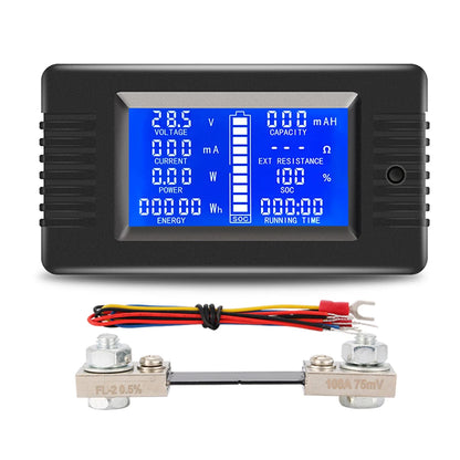 Digital Battery Capacity Tester with 100A-300A Shunt image 8