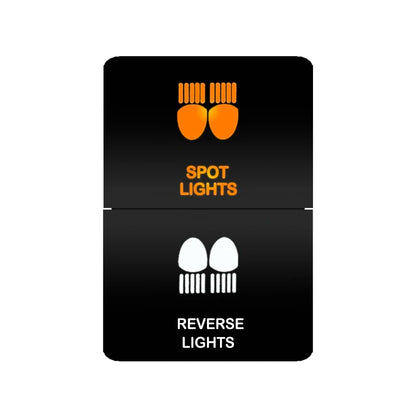 Car Push Switch Dual ON OFF Button Led Bar Roof Lights Fog Spot Driving Lights Button For Toyota 4Runner Hilux RAV4 Prado Camry Tuck's Performance