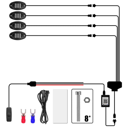 Bluetooth RGB LED Rock Light Kit product image 8