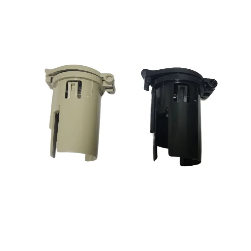 Rear power socket cover showing clip mounting points
