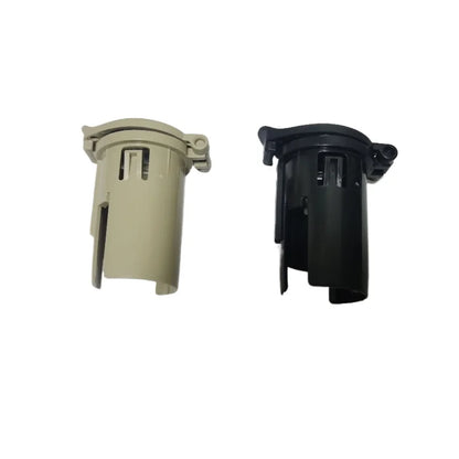 Rear power socket cover showing clip mounting points