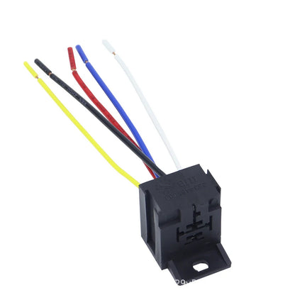 40A 80A 4 5 Pin Automotive Relay Socket Harness Connector  Relay Base Seat for 12V 24V 4Pin 5Pin Auto Relay Tuck's Performance