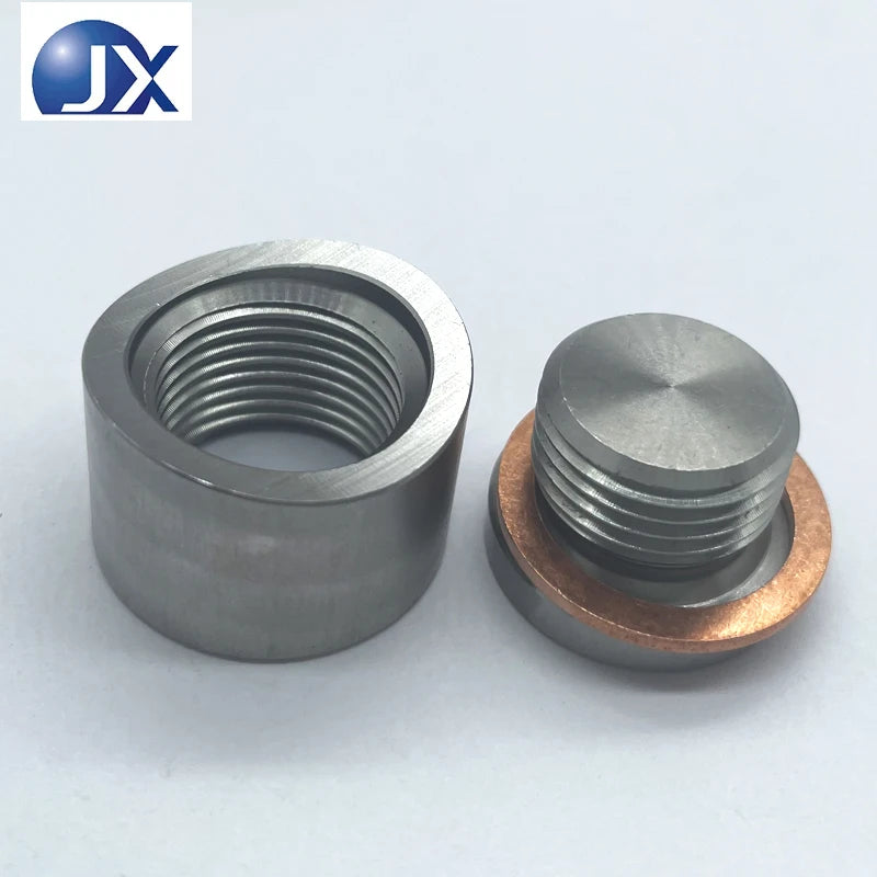Stainless Steel O2 Sensor Bung Weld in Adapter M18x1 5 Thread Notched Style Auto Part Tuck's Performance