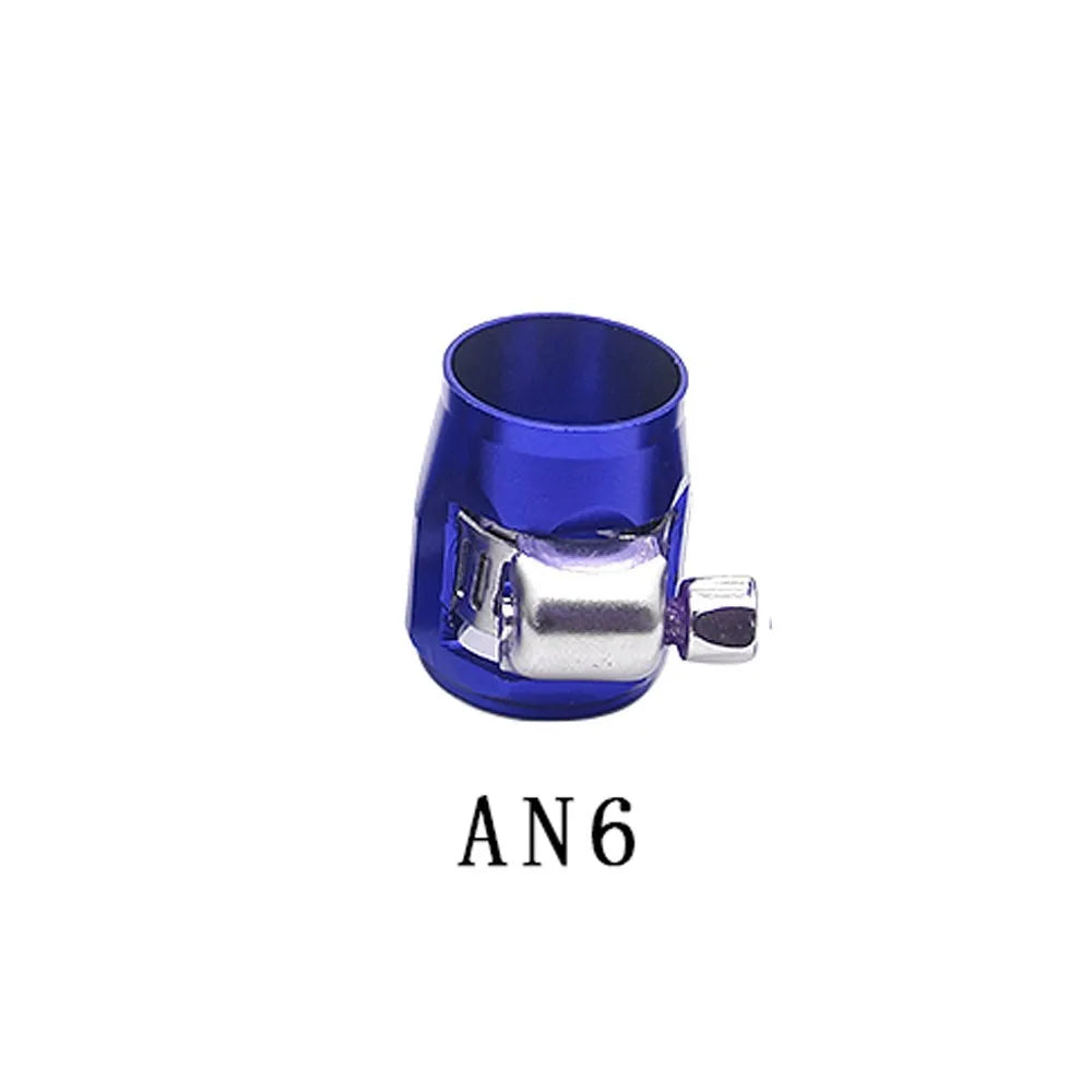 Fuel Line Hose Finisher AN4/AN6/AN8/AN10/AN12 Clamp Finisher Aluminum Car Modification Accessories Tuck's Performance