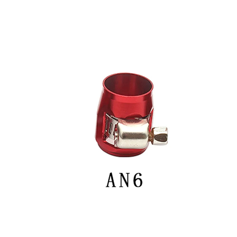 Fuel Line Hose Finisher AN4/AN6/AN8/AN10/AN12 Clamp Finisher Aluminum Car Modification Accessories Tuck's Performance