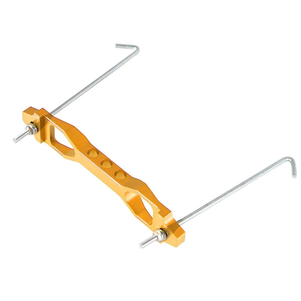14CM/19CM Battery Hold Down Set, Car Racing Battery Tie Down Bracket Holder Lock Mount with J Bolts Tuck's Performance