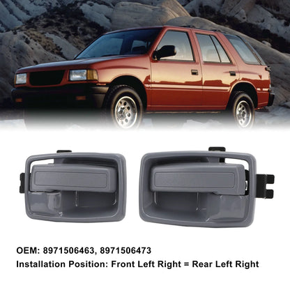 1 Pair Interior Door Handle 8971506463 Left Right Inner Door Handle And Bezel Set Replacement For Isuzu Rodeo 1991‑1997 Tuck's Performance
