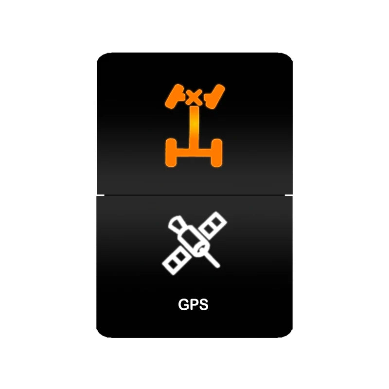Car Push Switch Dual ON OFF Button Led Bar Roof Lights Fog Spot Driving Lights Button For Toyota 4Runner Hilux RAV4 Prado Camry Tuck's Performance