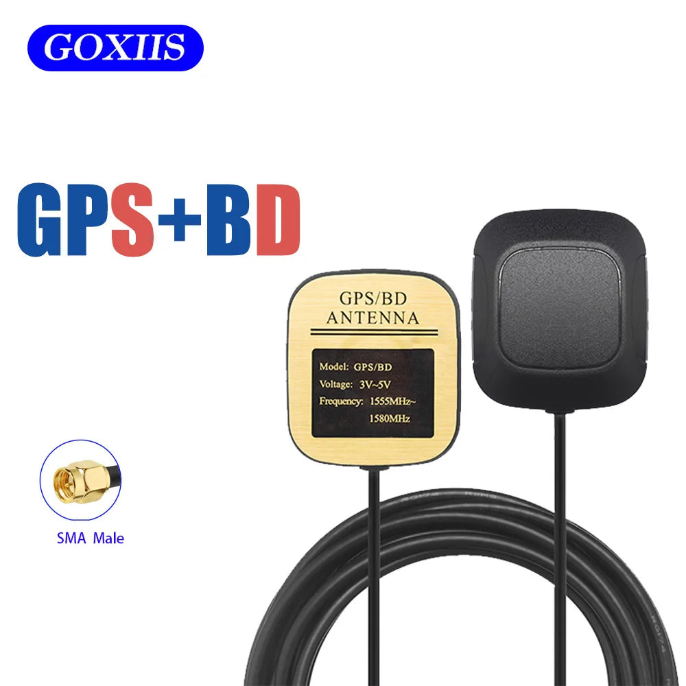 GPS BD Antenna 28dBi SMA  Fakra MFD2 RNS2 RNS 510 MFD3 RNS-E For VW Skoda For Benz For Audi A3/A4/A6 Tuck's Performance