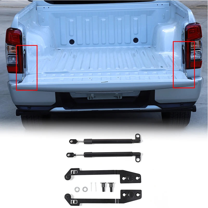 For Mitsubishi L200 2015-2022 Triton car trunk fender hydraulic rod, slow down rod, car upgrade accessories, 4-piece set Tuck's Performance